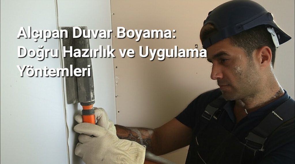 Alçıpan Duvar Boyama: Doğru Hazırlık ve Uygulama Yöntemleri