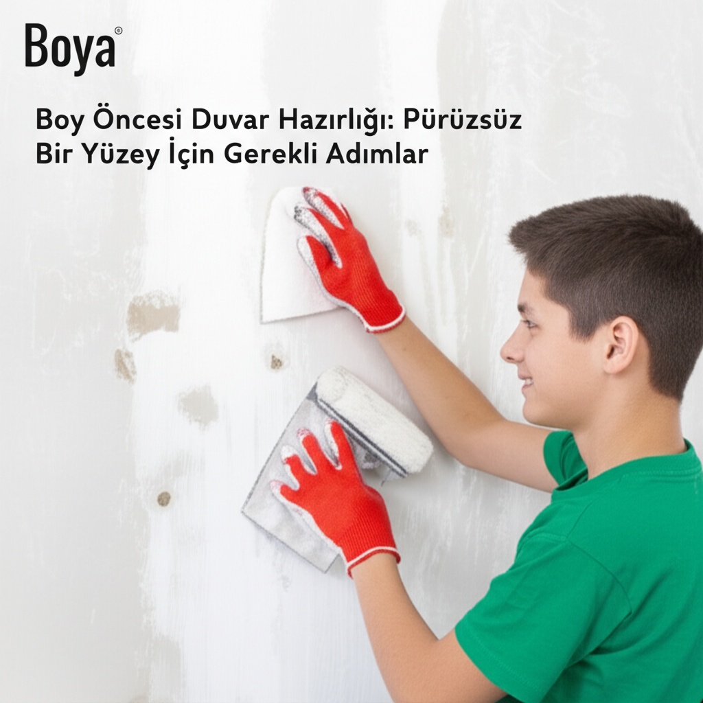 Boya Öncesi Duvar Hazırlığı: Pürüzsüz Bir Yüzey İçin Gerekli Adımlar