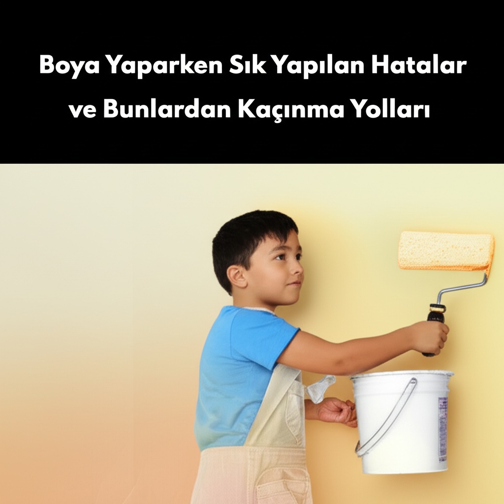 Boya Yaparken Sık Yapılan Hatalar ve Bunlardan Kaçınma Yolları