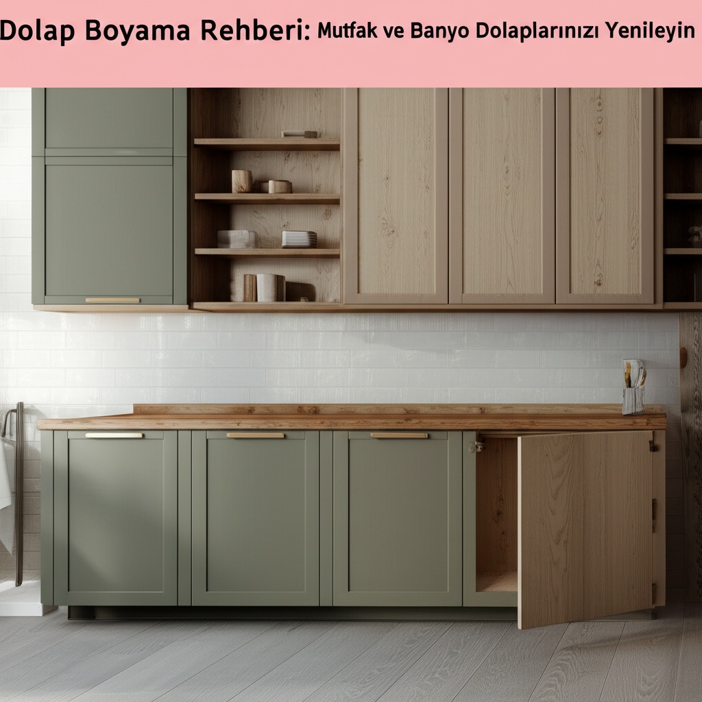 Dolap Boyama Rehberi: Mutfak ve Banyo Dolaplarınızı Yenileyin