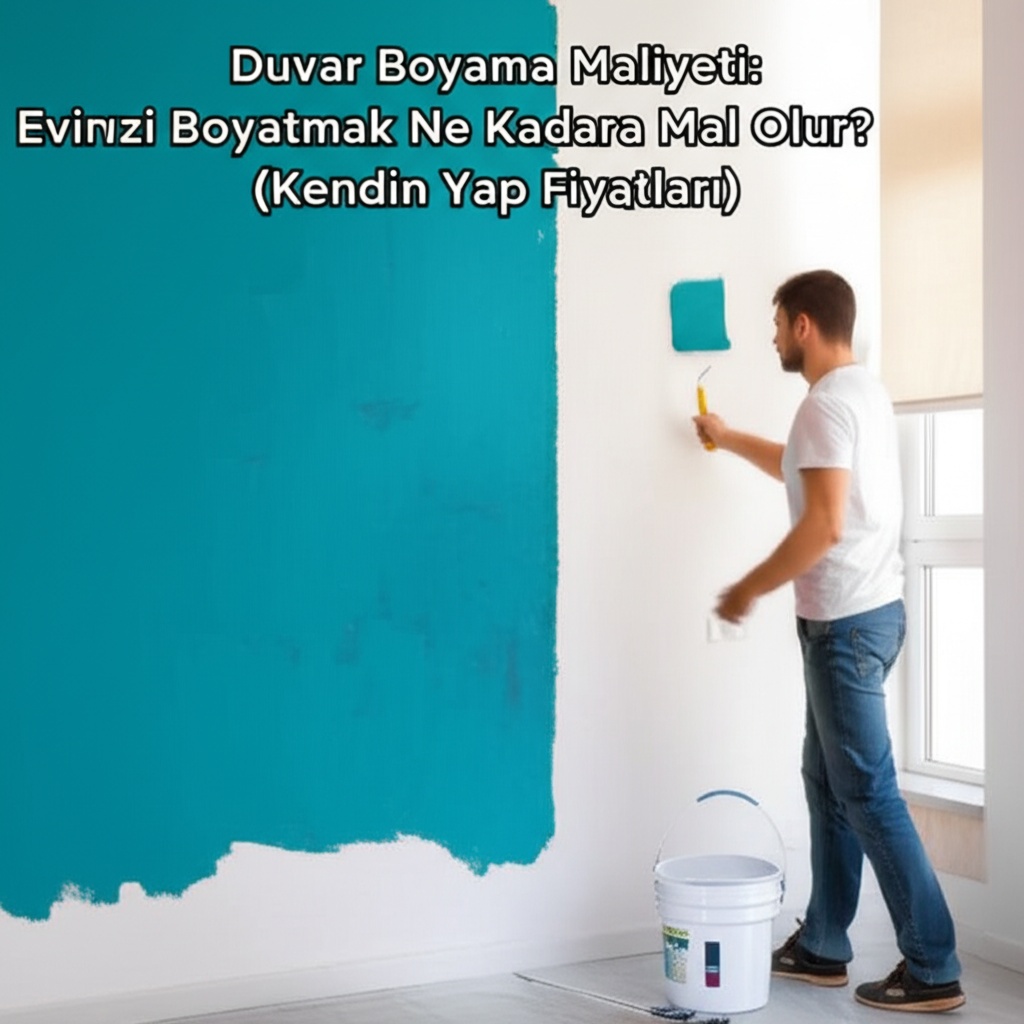 Duvar Boyama Maliyeti: Evinizi Boyatmak Ne Kadara Mal Olur? (Kendin Yap Fiyatları)