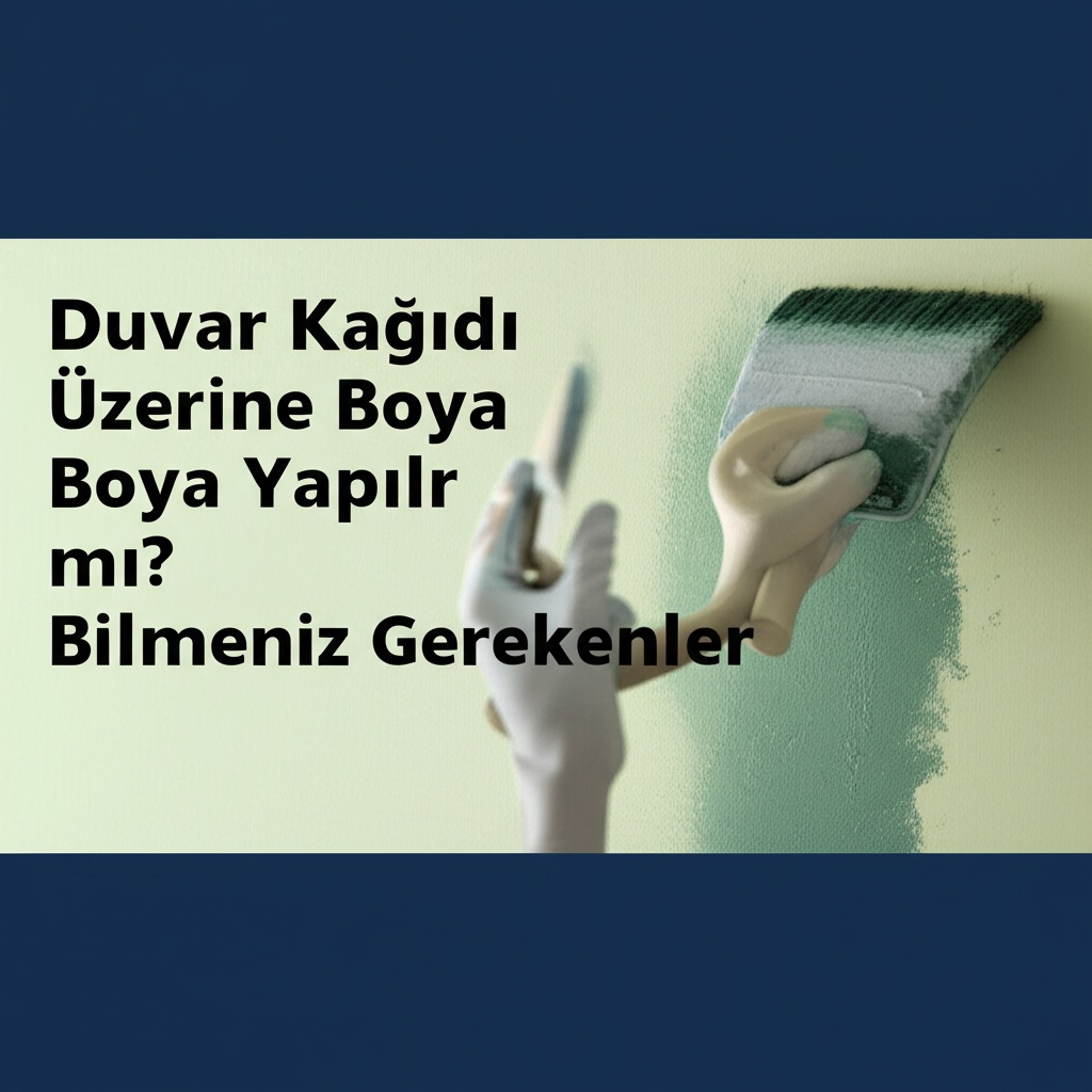 Duvar Kağıdı Üzerine Boya Yapılır mı? Bilmeniz Gerekenler