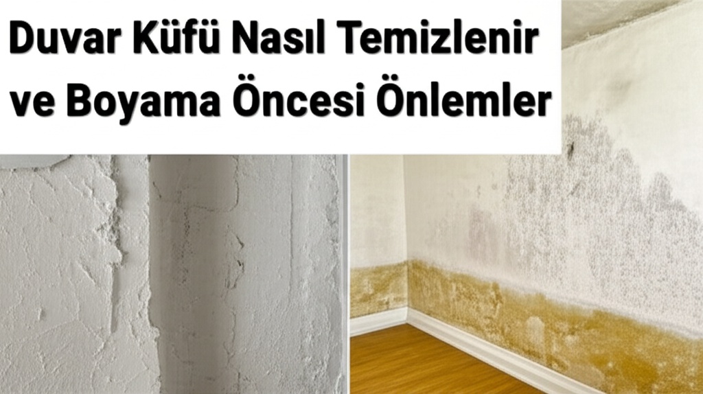 Duvar Küfü Nasıl Temizlenir ve Boyama Öncesi Önlemler