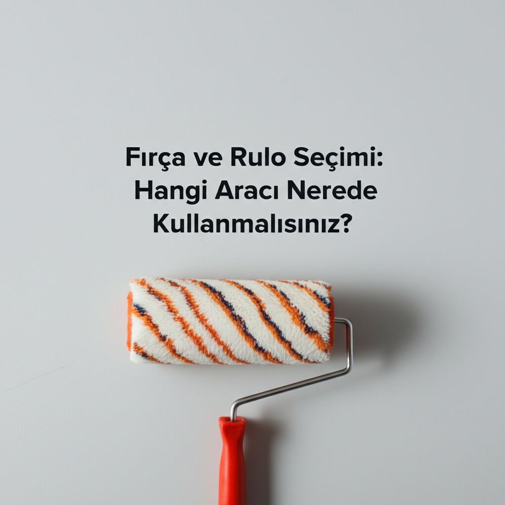 Fırça ve Rulo Seçimi: Hangi Aracı Nerede Kullanmalısınız?