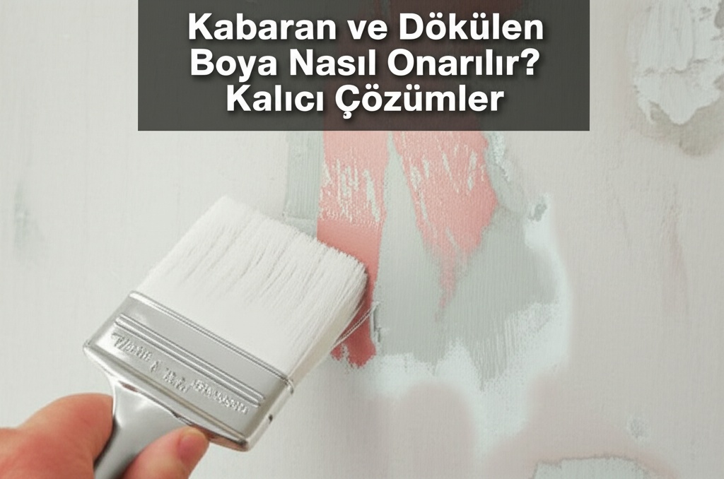 Kabaran ve Dökülen Boya Nasıl Onarılır? Kalıcı Çözümler
