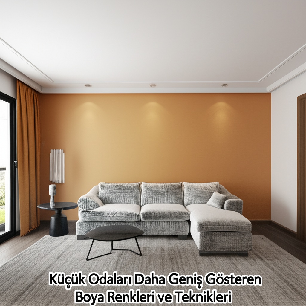 Küçük Odaları Daha Geniş Gösteren Boya Renkleri ve Teknikleri