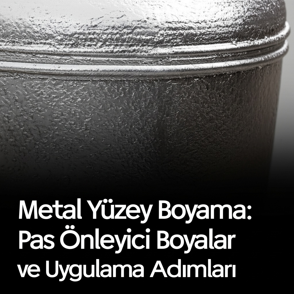 Metal Yüzey Boyama: Pas Önleyici Boyalar ve Uygulama Adımları