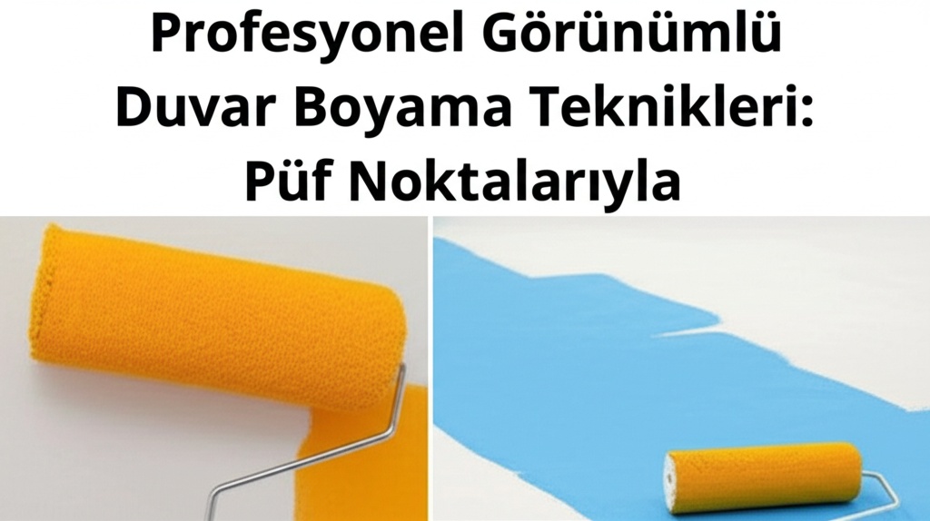Profesyonel Görünümlü Duvar Boyama Teknikleri: Püf Noktalarıyla