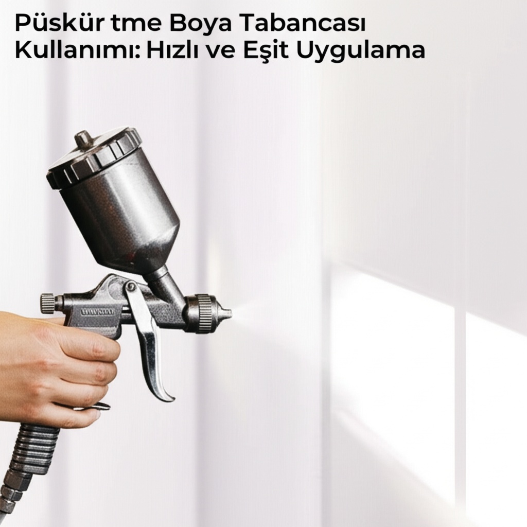 Püskürtme Boya Tabancası Kullanımı: Hızlı ve Eşit Uygulama