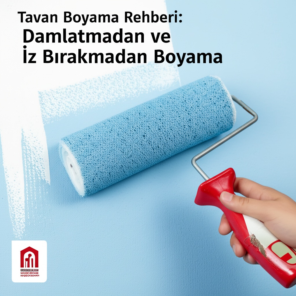 Tavan Boyama Rehberi: Damlatmadan ve İz Bırakmadan Boyama